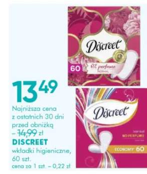 wkładki higieniczne