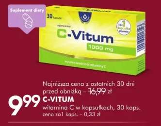 Witamina C w kapsułkach C-Vitum