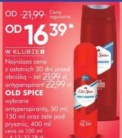 Antyperspiranty, żele pod prysznic