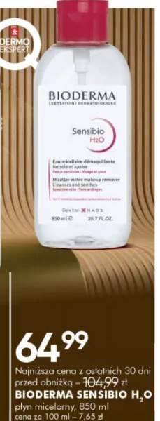 Płyn micelarny sensibio h2o