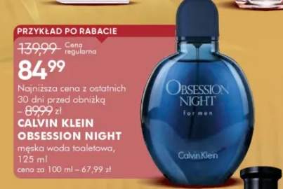 Woda toaletowa męska Obsession Night