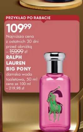 Woda toaletowa damska Big Pony