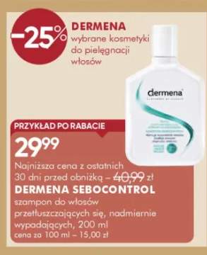 Szampon do włosów Sebocontrol przeciw wypadaniu nadmiernie wypadających