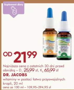 Witaminy w postaci łatwo przyswajalnych kropli