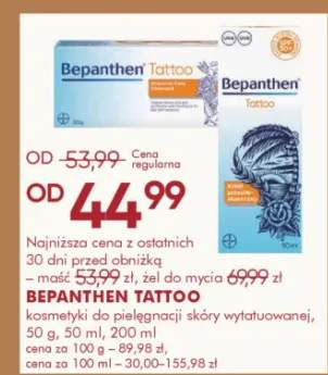 Kosmetyki do pielęgnacji skóry wytatuowanej