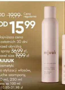 Kosmetyki do stylizacji włosów, suche szampony