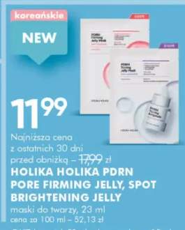 Maska do twarzy Holika Holika PDRN Pore Firming Jelly, Spot Brightening Jelly