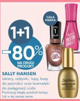 Lakiery, odżywki, bazy, bazy do paznokci oraz kosmetyki do pielęgnacji ciała Sally Hansen