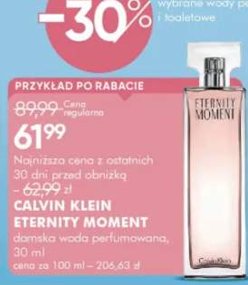 Damska woda perfumowana Eternity Moment