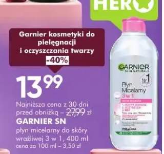 Płyn micelarny Garnier SN 3 w 1