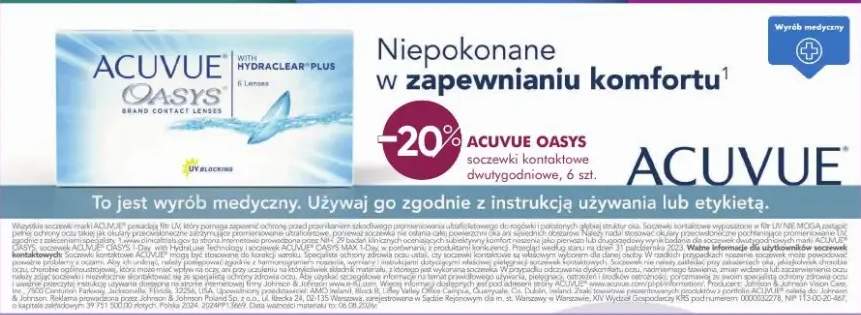 Soczewki kontaktowe wielozużytkowe, 6 szt.