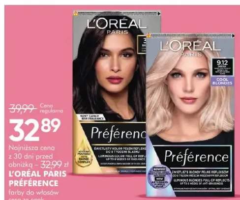 Farby do włosów Preference