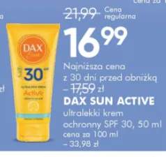 Krem ochronny Dax Sun Active ultralekki SPF 30