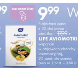 Suplement diety life aviomotki 20 pastylek do ssania