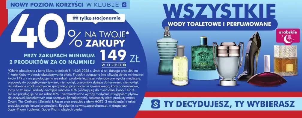 Wody toaletowe i perfumowane