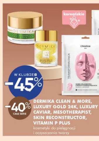 Kosmetyki do pielęgnacji i oczyszczania twarzy DERMIKA Clean & More
