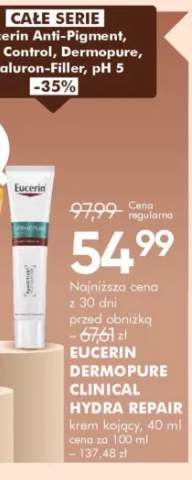 Krem kojący EUCERIN Dermopure Clinical Hydra Repair 40ml