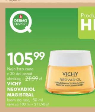 Krem na noc Vichy Neovadiol Magistral