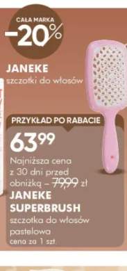 Szczotka do włosów pastelowa JANEKE SUPERBRUSH