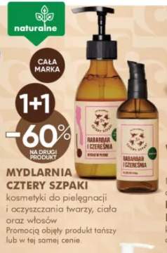 Kosmetyki do pielęgnacji i oczyszczania twarzy, ciała oraz włosów MYDLARNIA CZTERY SZPAKI