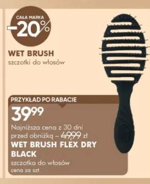 Szczotka do włosów WET BRUSH Flex Dry Black
