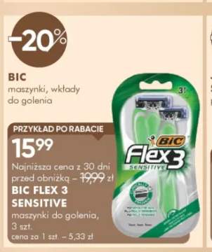 Maszynki do golenia Bic Flex 3 Sensitive
