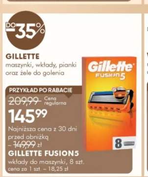 Wkłady do maszynki Gillette Fusion5