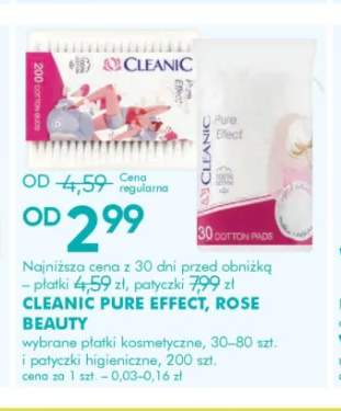 Płatki kosmetyczne CLEANIC PURE EFFECT