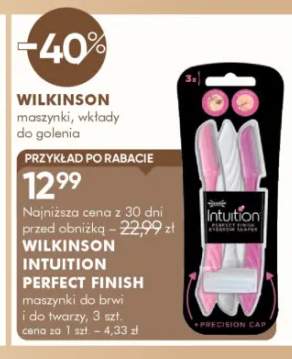 Maszynki do brwi i do twarzy Wilkinson Intuition Perfect Finish