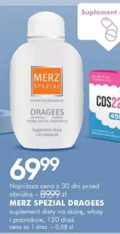 Suplement diety na skórę, włosy i paznokcie MERZ SPEZIAL DRAGEES