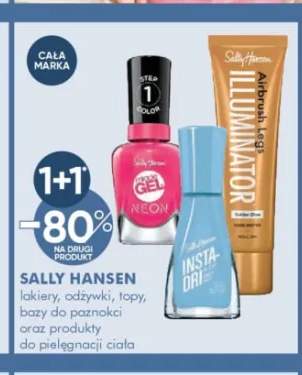 Lakiery, odżywki, topy, bazy do paznokci oraz produkty do pielęgnacji ciała Sally Hansen
