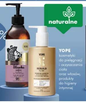 Kosmetyki do pielęgnacji i oczyszczania ciała oraz włosów, produkty do higieny intymnej YOPE