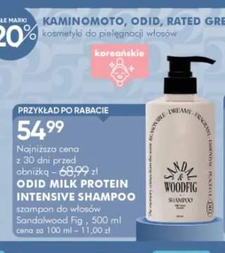 Szampon do włosów ODID Milk Protein Intensive Shampoo Sandalwood Fig
