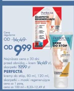 Skarpetki maski regenerujące PERFECTA