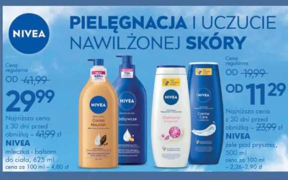 Mleczka i balsam do ciała NIVEA