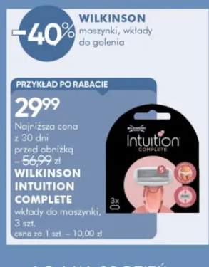Wkłady do maszynki WILKINSON INTUITION COMPLETE 3szt.