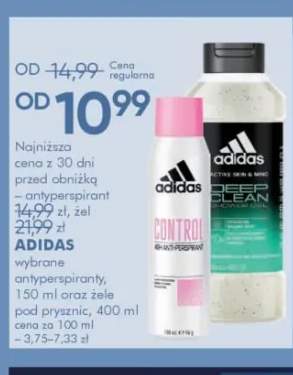 Wybrane antyperspiranty oraz żele pod prysznic ADIDAS