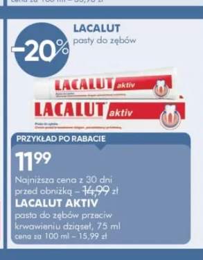 Pasta do zębów przeciw krwawieniu dziąseł LACALUT AKTIV