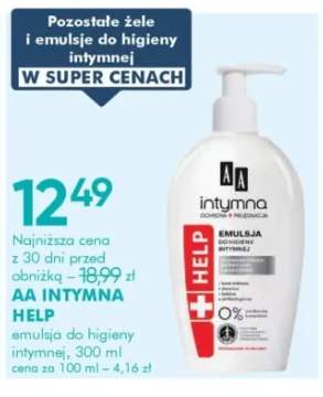 Emulsja do higieny intymnej AA INTYMNA HELP