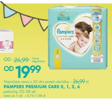 Pieluchy PAMPERS PREMIUM CARE 2
