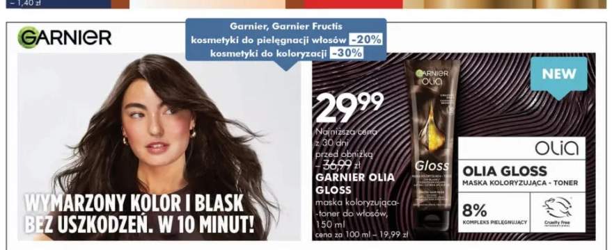 Maska koloryzująca-toner do włosów Garnier Olia Gloss
