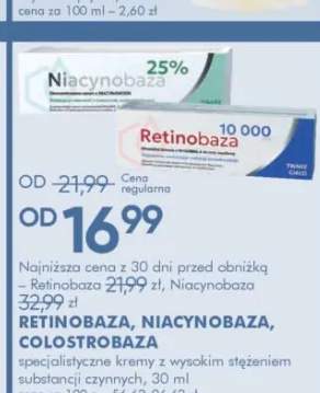 Krem z wysokim stężeniem substancji czynnych RETINOBAZA