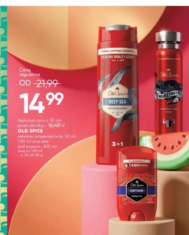 Żel pod prysznic Old Spice Deep Sea +2 warianty