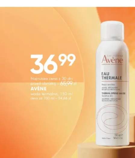 Woda termalna Avène