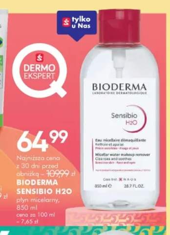 Płyn micelarny Bioderma Sensibio H2O