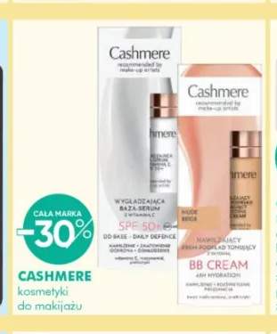 Baza pod makijaż Cashmere Wygładzająca Baza-Serum SPF 50+ +1 wariant