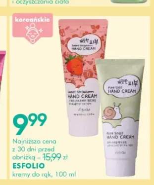 Krem do rąk Esfolio Sweet Strawberry +1 wariant