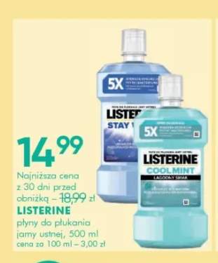 Płyn do płukania jamy ustnej Listerine