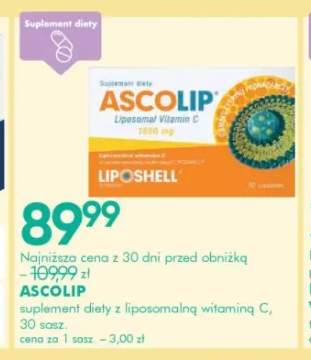 Suplement diety Ascolip Liposomal Vitamin C