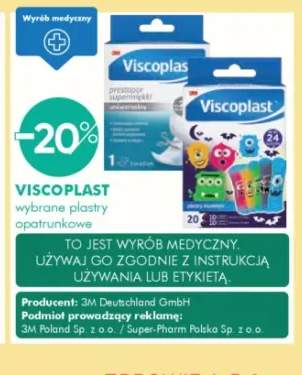 Plastry opatrunkowe Viscoplast